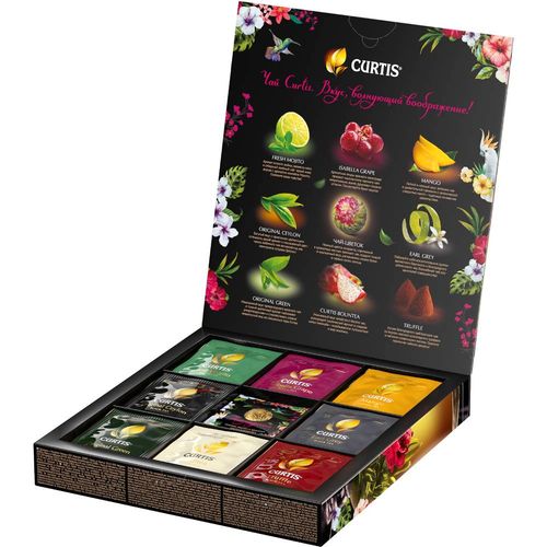 CURTIS Tea Dessert Tea Collection & Blossom Tea - Mix čajeva od 8 ukusa plus čaj u obliku cveta 110655 slika 1