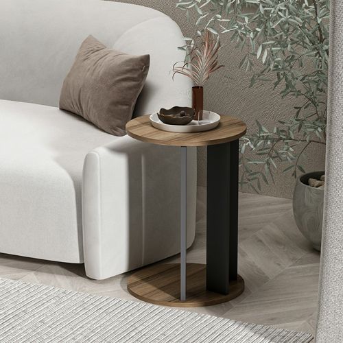 Ema - Walnut, Anthracite Walnut
Anthracite Side Table slika 5