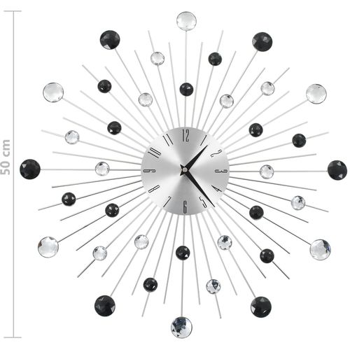 Zidni sat s kvarcnim mehanizmom moderni dizajn 50 cm slika 24