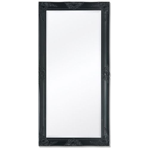 Zidno Ogledalo Barokni stil 120x60 cm Crna boja slika 13