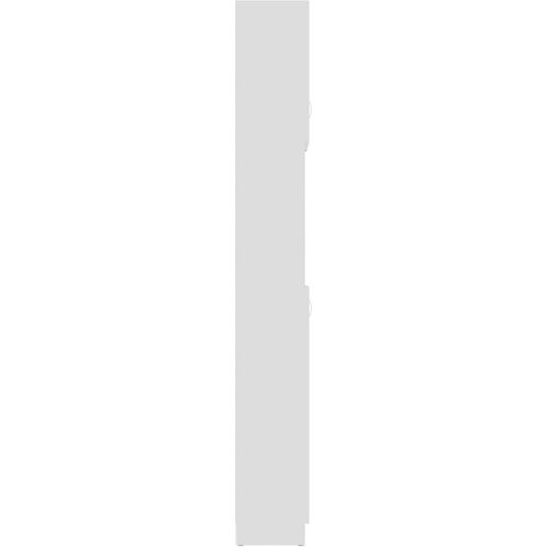 Kupaonski ormarić visoki sjaj bijeli 32 x 25,5 x 190 cm iverica slika 11