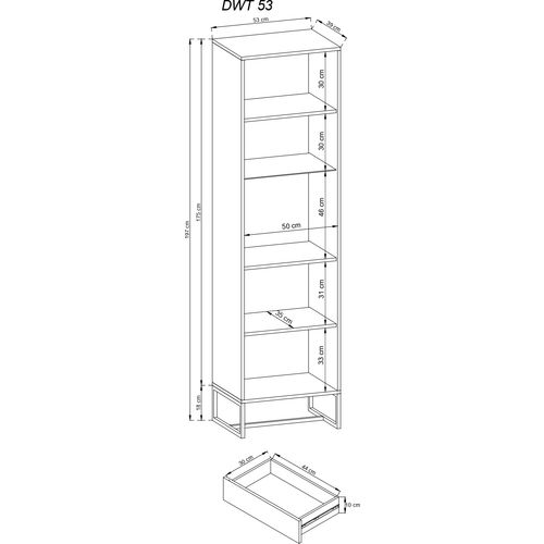 Vitrina DARK DWT53 slika 2