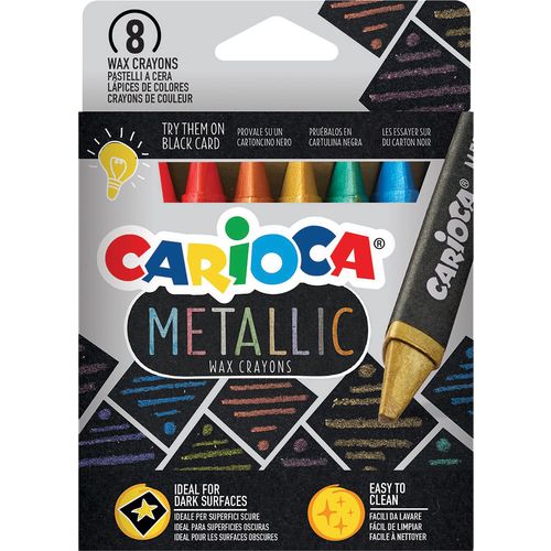 Boje voštane 1/8 Carioca Metallic 43163 slika 1