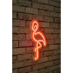 Wallity Ukrasna plastična LED rasvjeta, Flamingo - Red