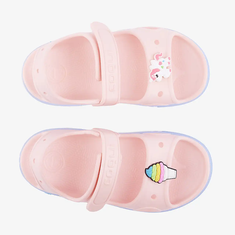 Coqui Dječije sandale Yogi sa ukrasnim dodacima, Pink - 26/27 slika 3