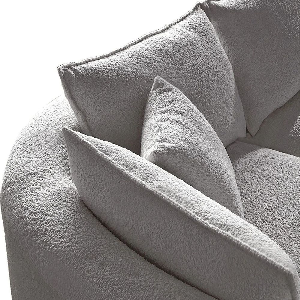 Ugaona Sofa Venedik left - boja: siva slika 3