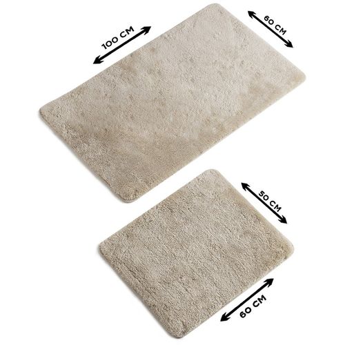 Colors of - Bone White Bone White Acrylic Bathmat Set (2 Pieces) slika 4