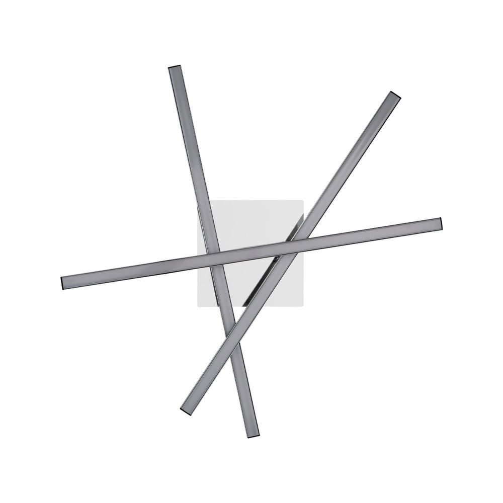 Eglo Lasana 1 Stropna LED Lampa, 18W, Promjer 500mm, Aluminij/Krom, Bijela slika 6