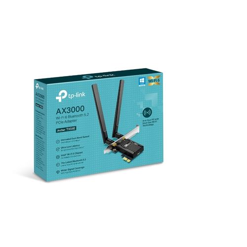 TP-LINK AX3000 Wi-Fi 6 Bluetooth 5.2 PCIe Adapter slika 4