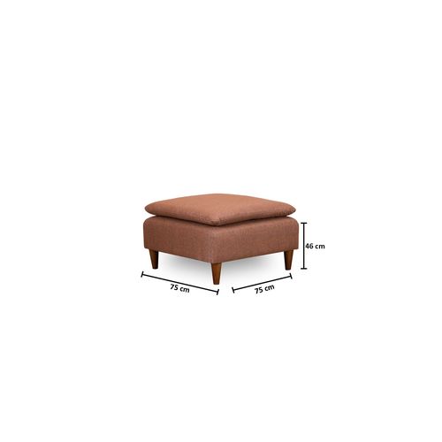 Atelier Del Sofa Tabure, Svijetlo smeđa, Lungo - Light Brown slika 3