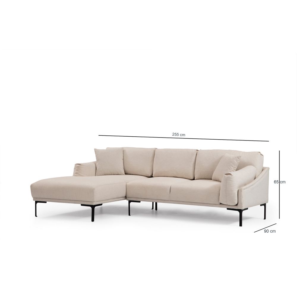 Leo Kutna Sofa Lijeva - Krem slika 7