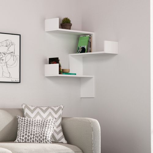 Luksa - White White Wall Shelf slika 1