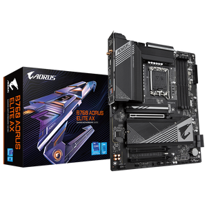 LGA 1700, B760 Chipset, 4x DDR5, Support 13th and 12th Gen, Fast Networks：2.5GbE LAN & Wi-Fi 6E 802.11ax