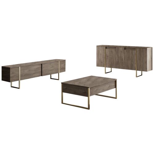 Luxe - Walnut, Gold Walnut
Gold Living Room Furniture Set slika 11