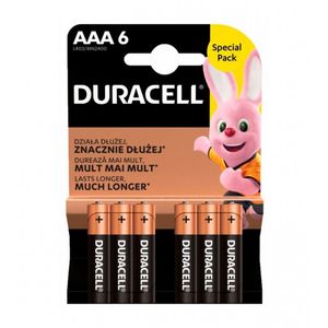 Duracell Basic baterija AAA 6 kom