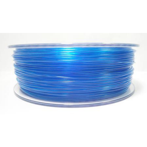 Filament za 3D printer, PET-G, 1.75 mm, 1 kg, prozirna plava slika 2