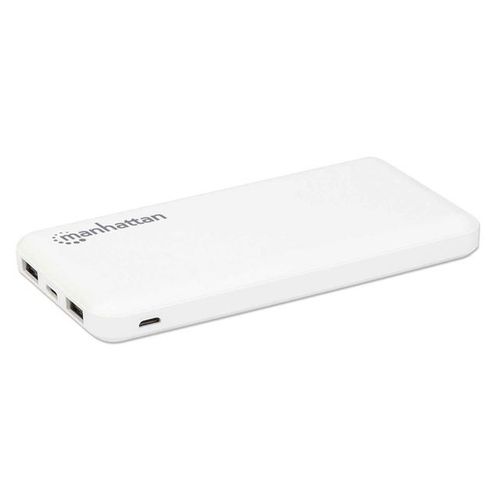 Manhattan Powerbank 10,000 mAh bijeli (USB-C and Micro-USB) slika 1