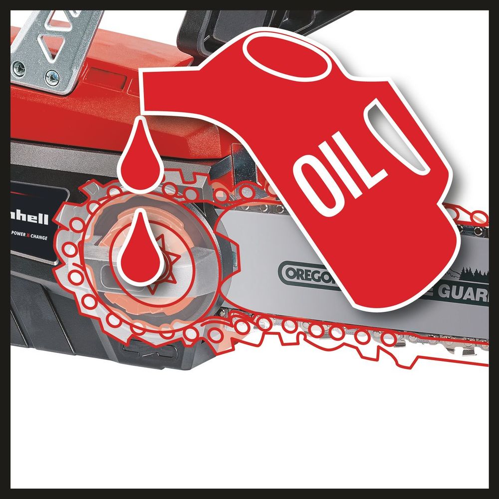 Einhell Akumulatorska lančana testera GE-LC 18 Li Kit (1x3,0Ah) slika 10