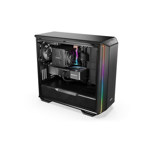 be quiet! BGW58 DARK BASE 701 Black, MB compatibility: E-ATX / ATX / M-ATX / Mini-ITX, Three pre-installed be quiet! Silent Wings 4 140mm fans, PWM and ARGB Hub for up to 8 PWM fans and 2 ARGB components slika 2