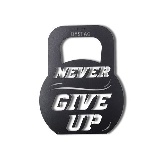 Wallity Metalna zidna dekoracija, Never Give Up slika 5