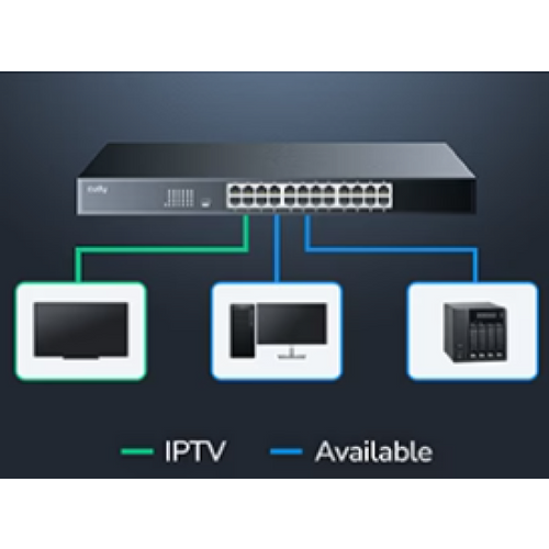 Cudy GS1024L, 24-Port 10/100/1000M Gigabit 16x Gbit RJ45 Rackmount Switch slika 3