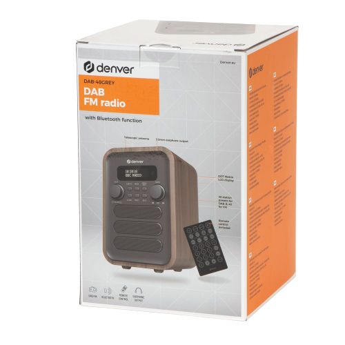 Denver DAB-48 RADIO FM GREY slika 5