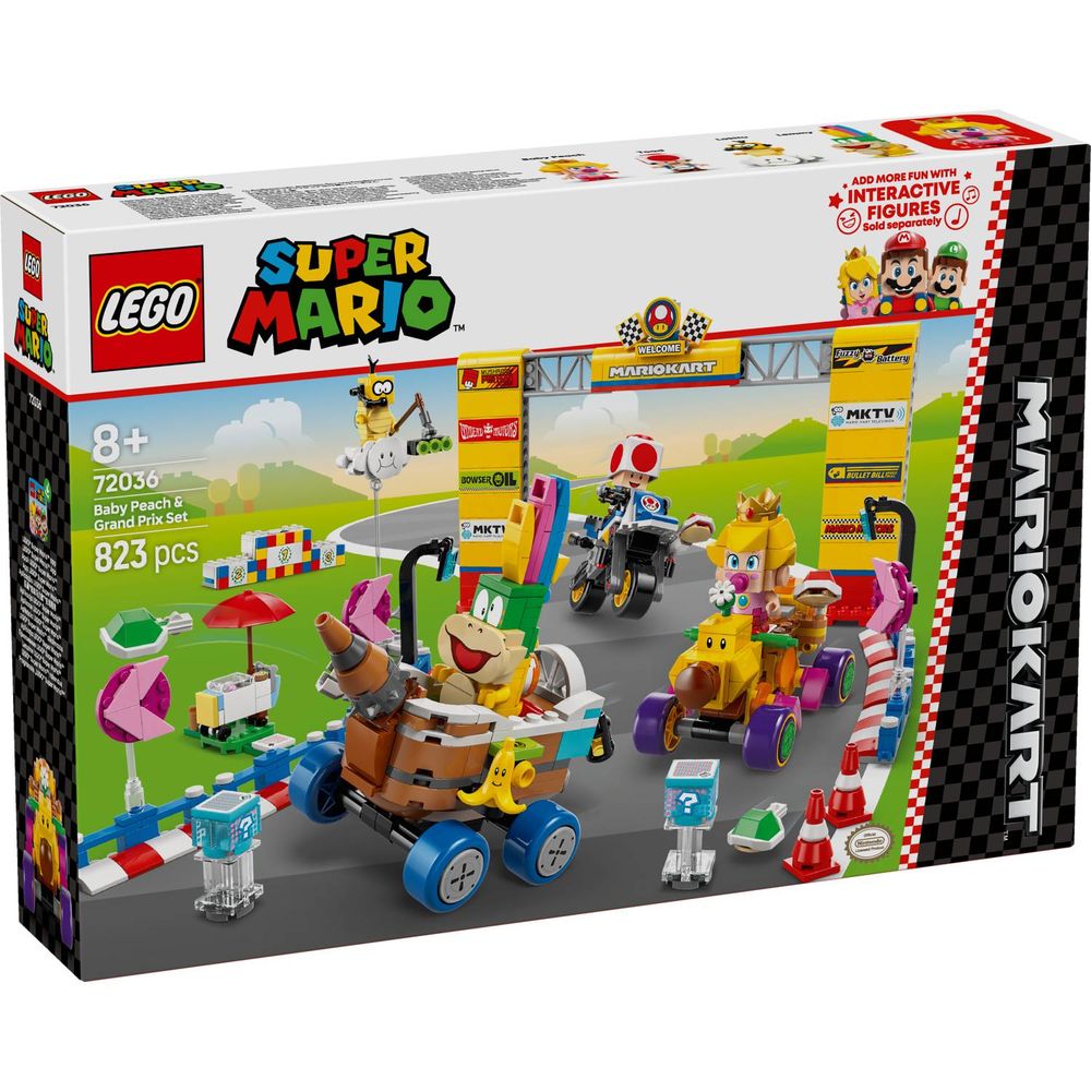 LEGO 72036 Mario Kart™ – Komplet Baby Peach i Grand Prix slika 1