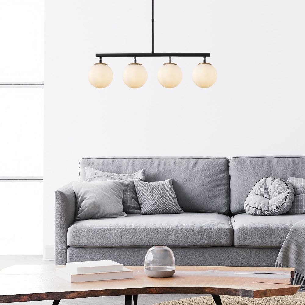 Fazli - 10425 Crno-Zlatni-Bijeli Luster slika 2