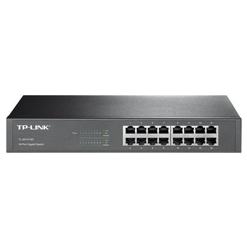 TP-LINK 16-Port Gigabit Desktop/Rackmount Switch - TL-SG1016D slika 1