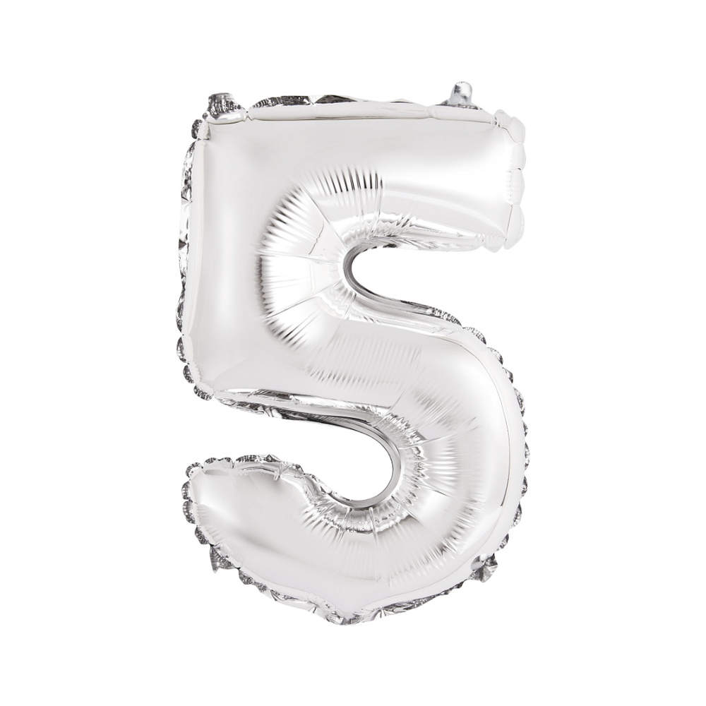 FG-C35S5 Folijski balon 5 Silver 35cm slika 1