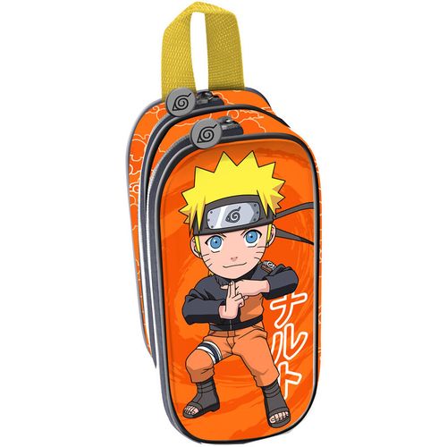 Naruto Shippuden Chikara 3D double pencil case slika 1