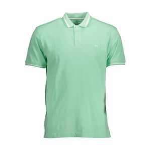 HARMONT &amp; BLAINE GREEN MEN'S SHORT SLEEVE POLO SHIRT