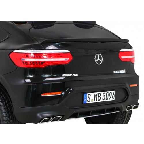 Licencirani auto na akumulator Mercedes GLC 63S - dvosjed - crni slika 10