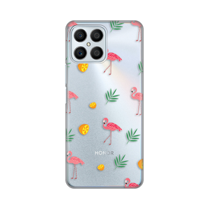 Torbica Silikonska Print Skin za Honor X8 Flamingos