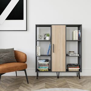 Peoria - Anthracite, Oak Oak
Anthracite Bookshelf