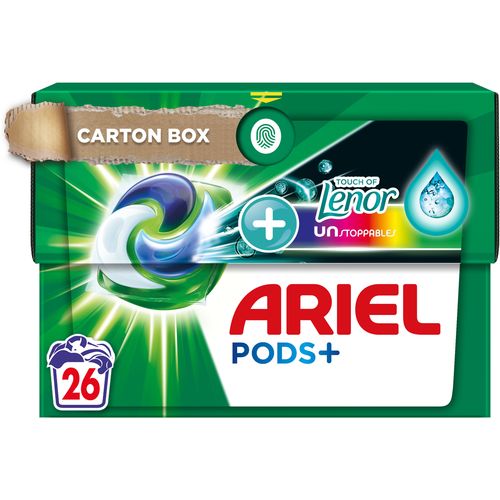 Ariel kapsule tekućeg deterdženta za pranje rublja +Lenor Unstoppables Color All-in-1 PODS, 26 pranja slika 1