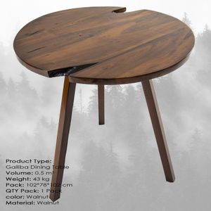 Gal'ba Large Walnut Dining Table