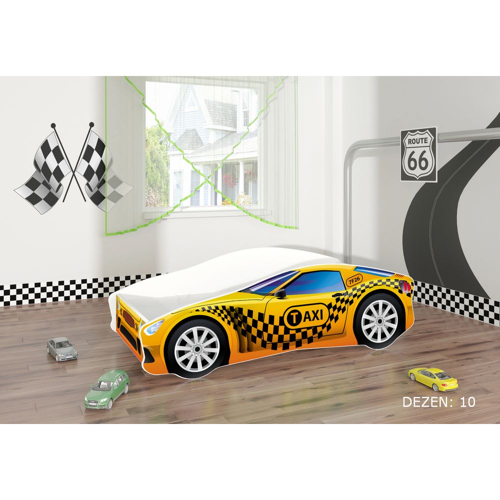 ACMA Dječiji krevet Car - 140x70cm - Dezen 10 slika 2