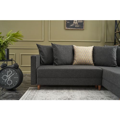 Atelier Del Sofa Aydam Right - Antracit Ugao Sofa na Razvlačenje slika 3