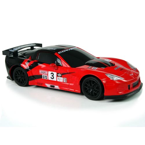 Auto na daljinsko upravljanje 1:24 Corvette C6.R - crveni slika 3