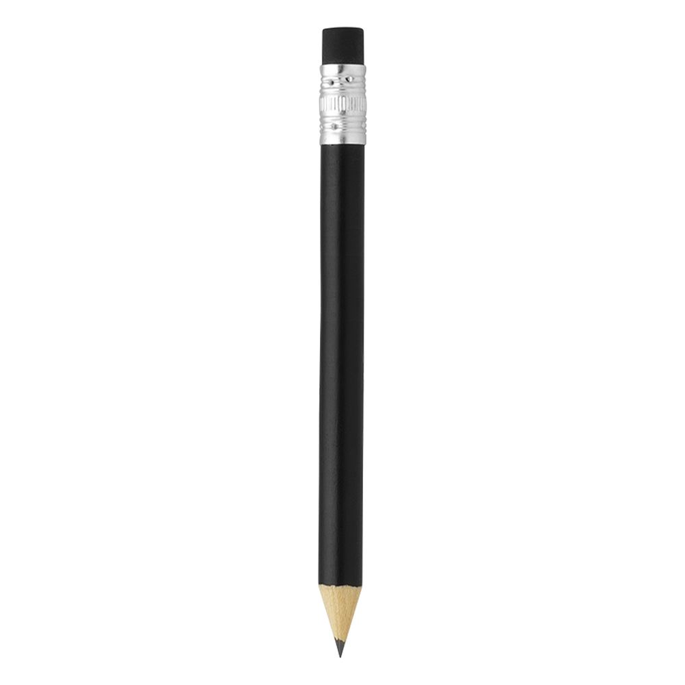 PIGMENT MINI,drvena olovka sa gumicom,crna slika 1