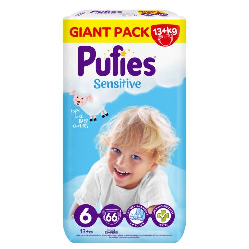 Pufies pelene Giant pack sensitive  slika 4