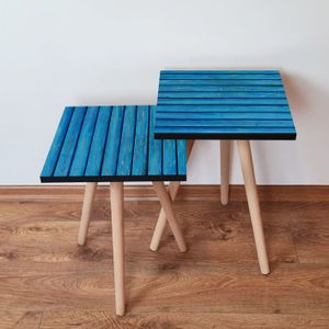 Nesting stolovi 2Shp386 - (2 komada) - boje: plava