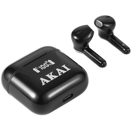 AKAI slušalice sa mikrofonom, Bluetooth, In-ear, crne BTE-J101 slika 4