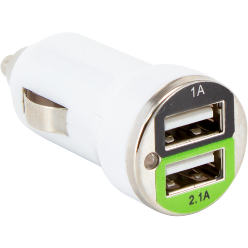 SBOX USB punjač za auto CC-221 / 2 ULAZA - 2.1A bijeli slika 5