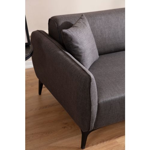 Atelier Del Sofa Kutna garnitura, Tamno siva, Belissimo Right - Dark Grey slika 4