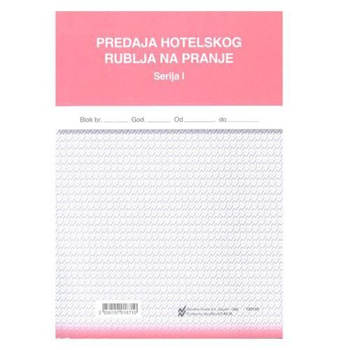 XII-35 PREDAJA HOTELSKOG RUBLJA NA PRANJE; Blok 3 x 50 listova, 14,8 x 21 cm slika 2