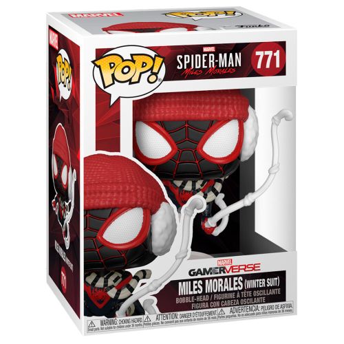 POP figure Marvel Spiderman Miles Morales Winter Suit slika 3