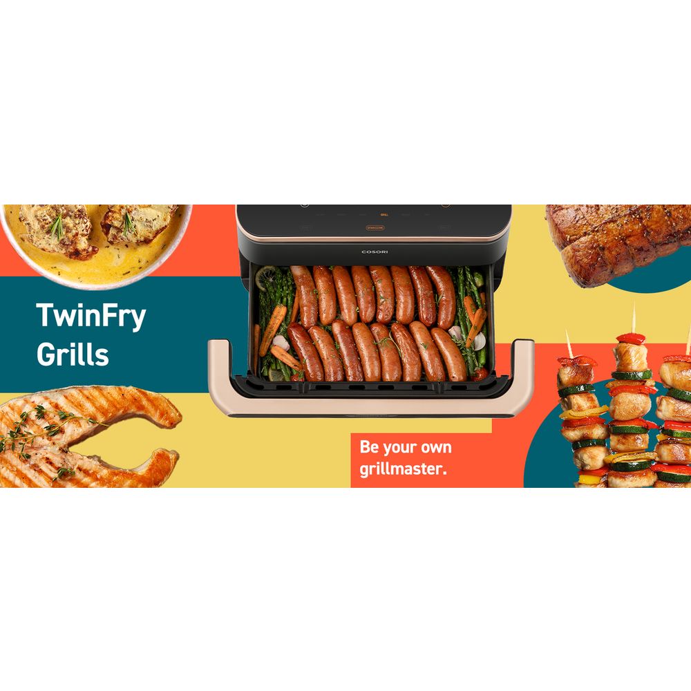 COSORI Dual Blaze Twinfry™ 10-Litre Air Fryer slika 13