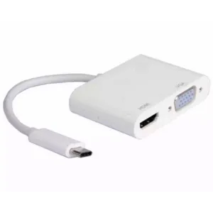 Adapter USB 3.1 Tip C - HDMI+VGA m/f